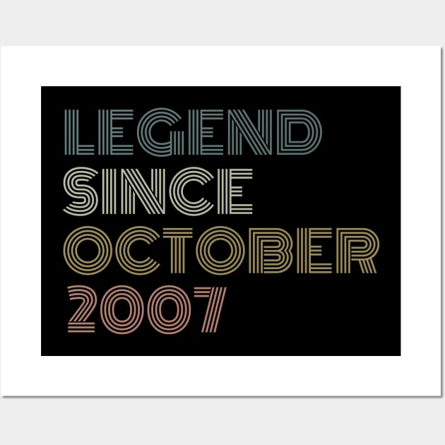 Legend Since October 2007 Wall Art by BaradiAlisa